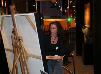 Jenny Simon live at Monarch Fine Art Gallery in La Jolla, San Diego